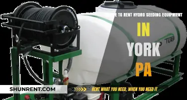 Rent Hydro Seeding Equipment in York, PA: Top Locations