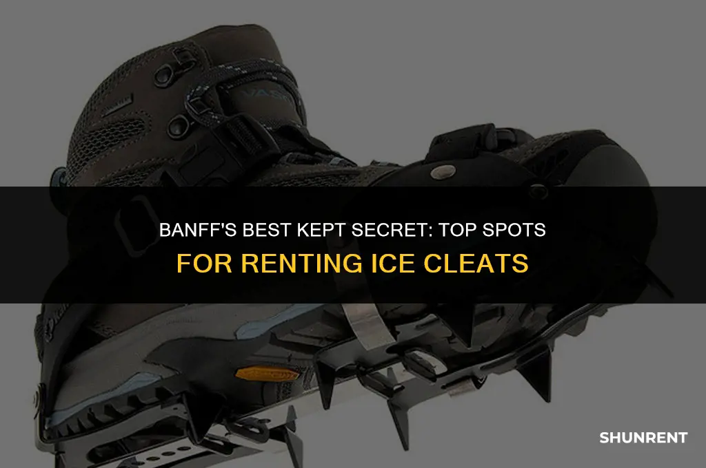 where to rent ice cleats in banff