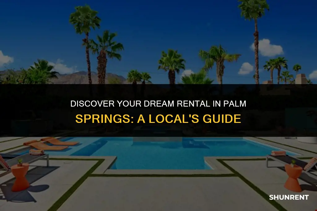 where to rent in palm springs area