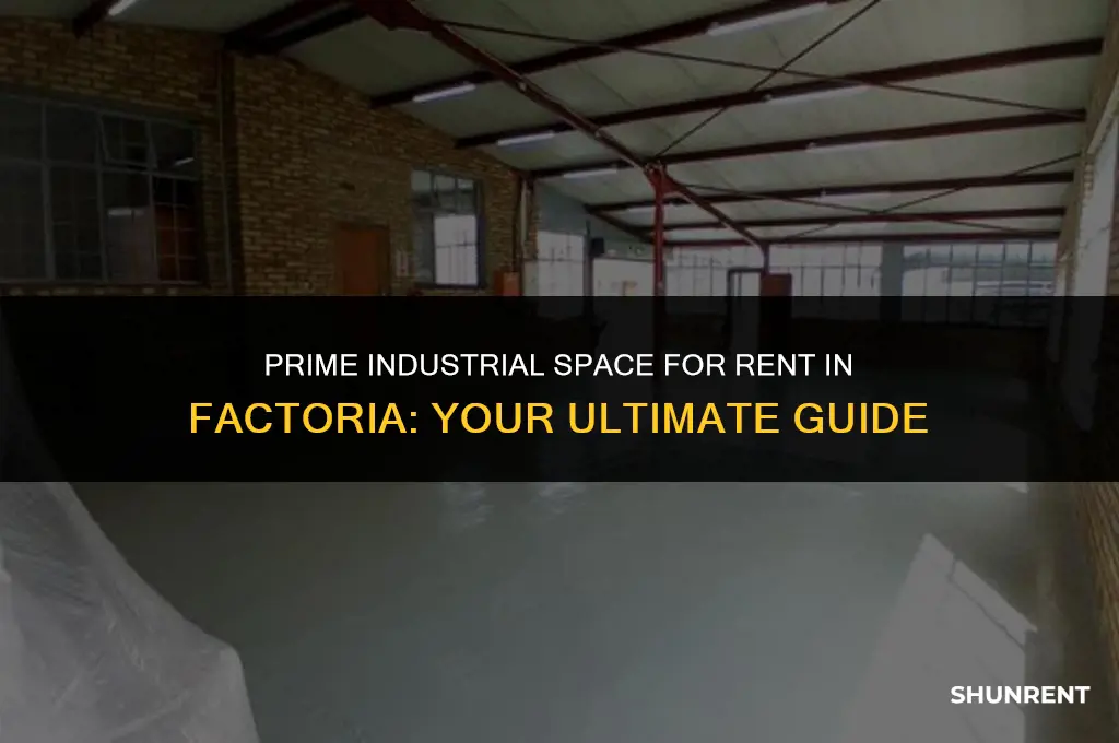 where to rent industrial space in factoria