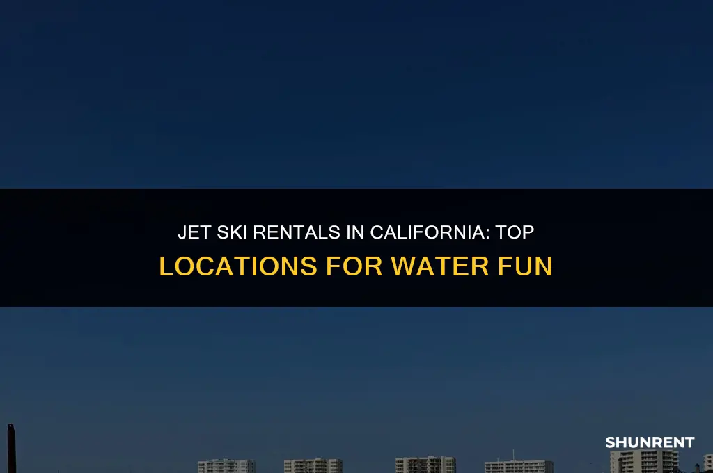where to rent jet skis in california