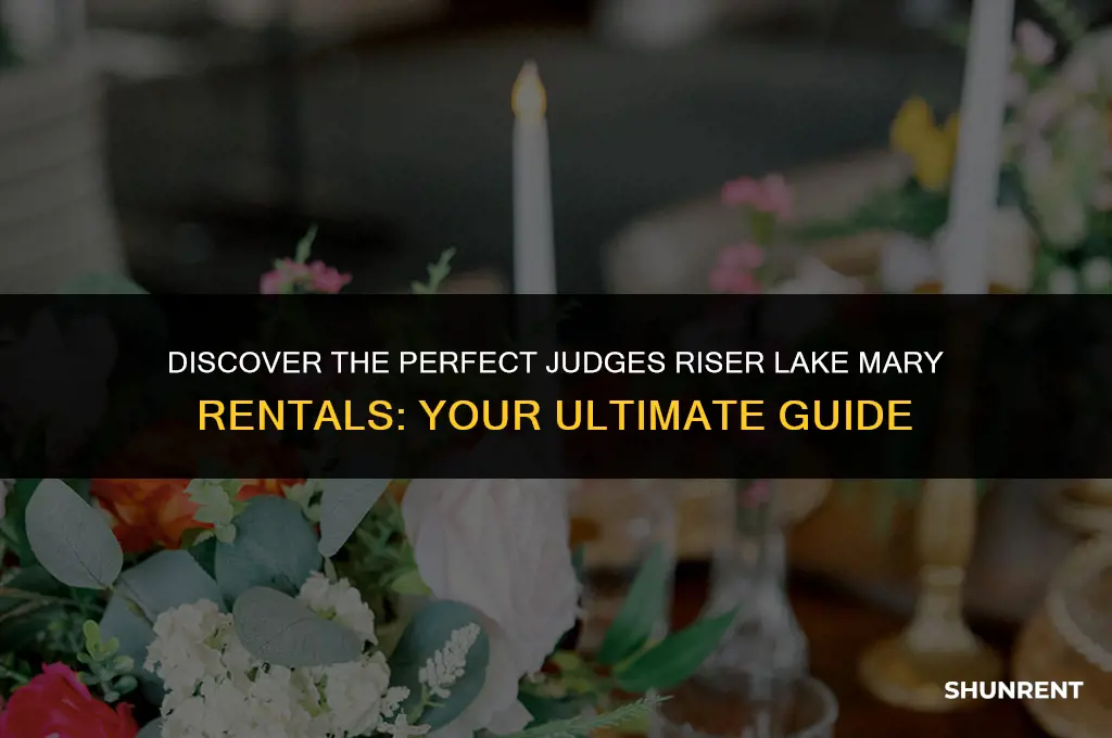 where to rent judges riser lake mary