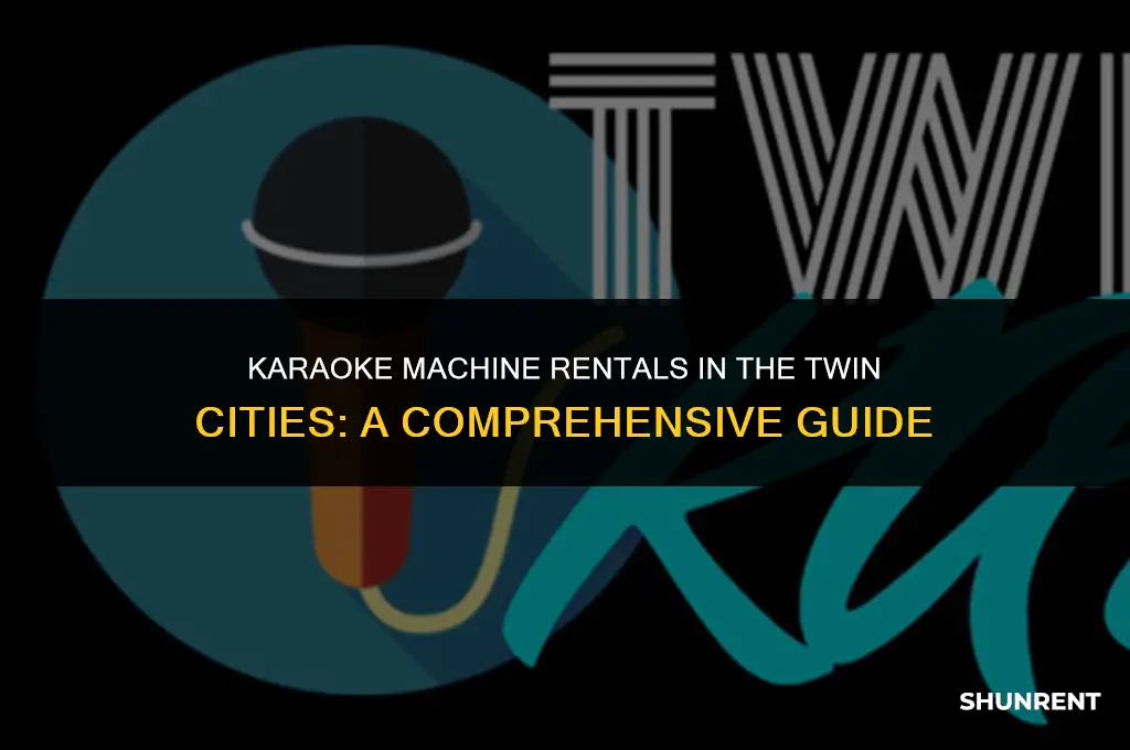 where to rent karaoke machine twin cities