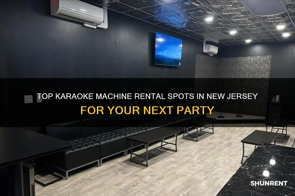 where to rent karaoke machines in new jersey
