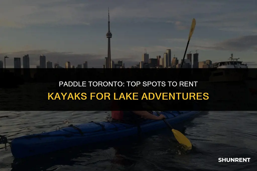 where to rent kayak for toronto lake