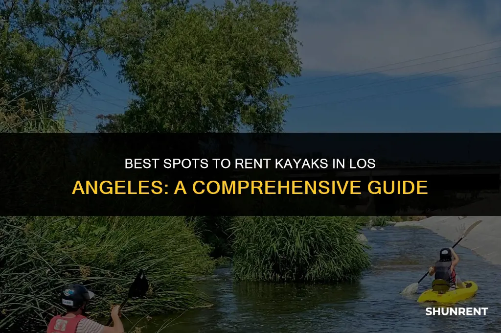where to rent kayak in los angeles