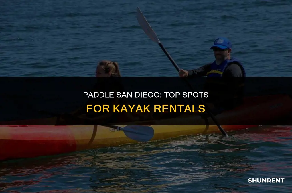 where to rent kayak in san diego