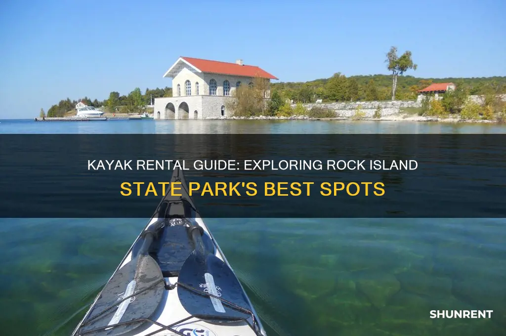 where to rent kayak rock island state park