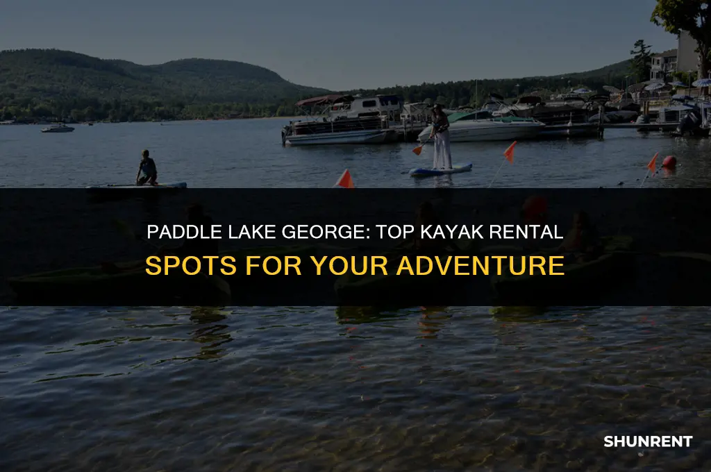 where to rent kayaks at lake george