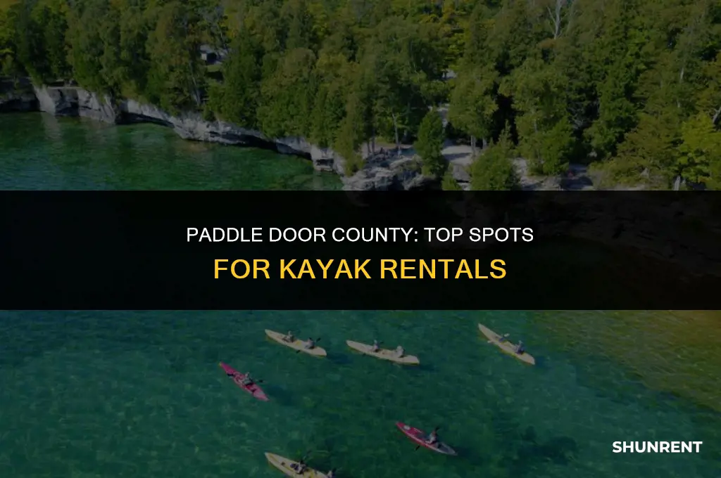 where to rent kayaks in door county