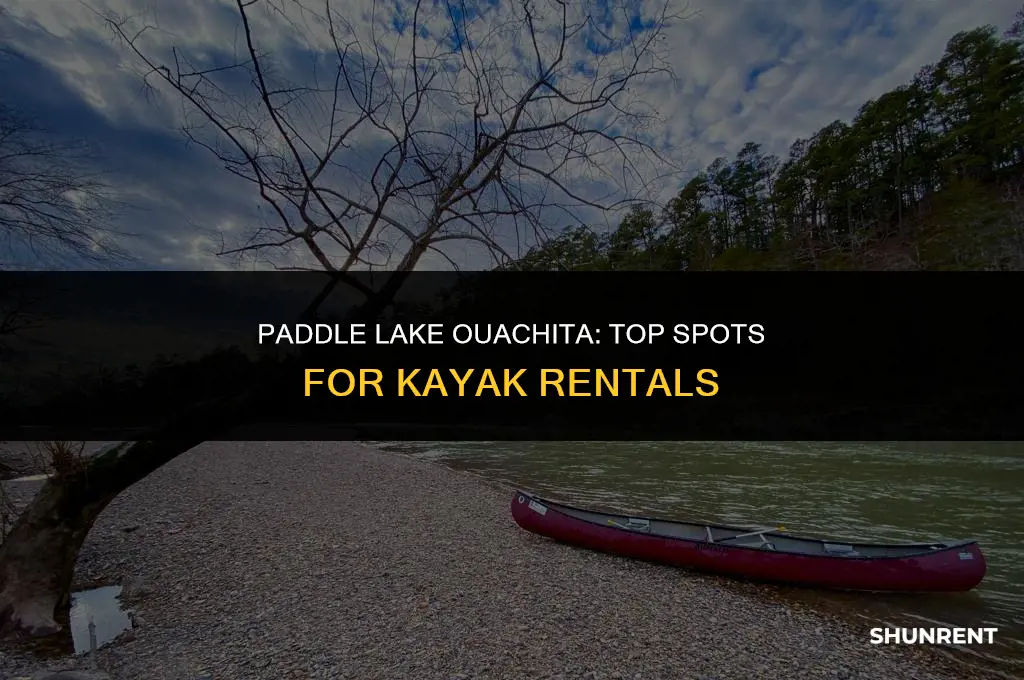 where to rent kayaks in lake ouachita