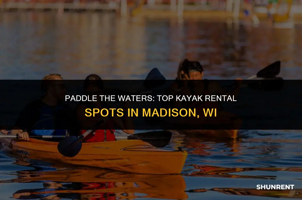 where to rent kayaks in madison wi