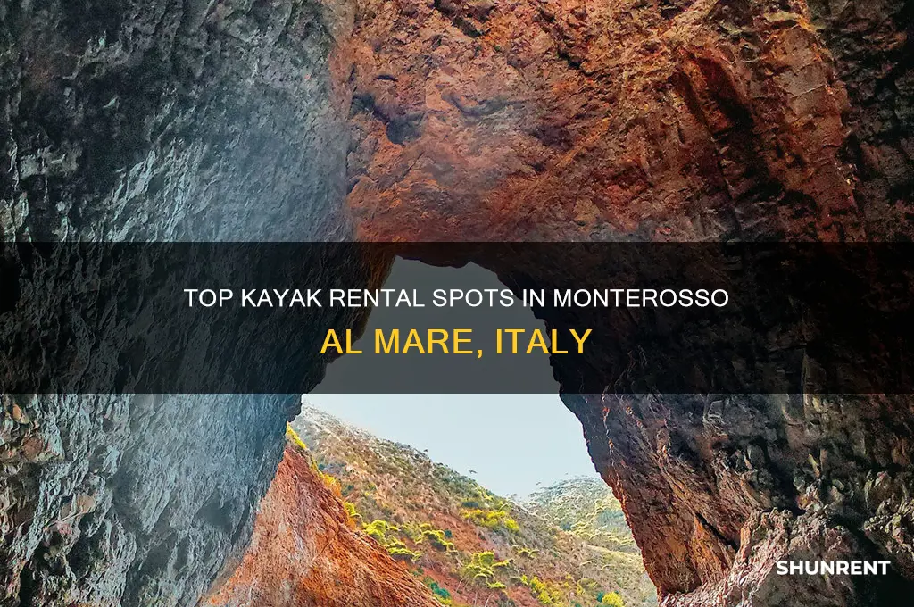 where to rent kayaks in monterosso al mare
