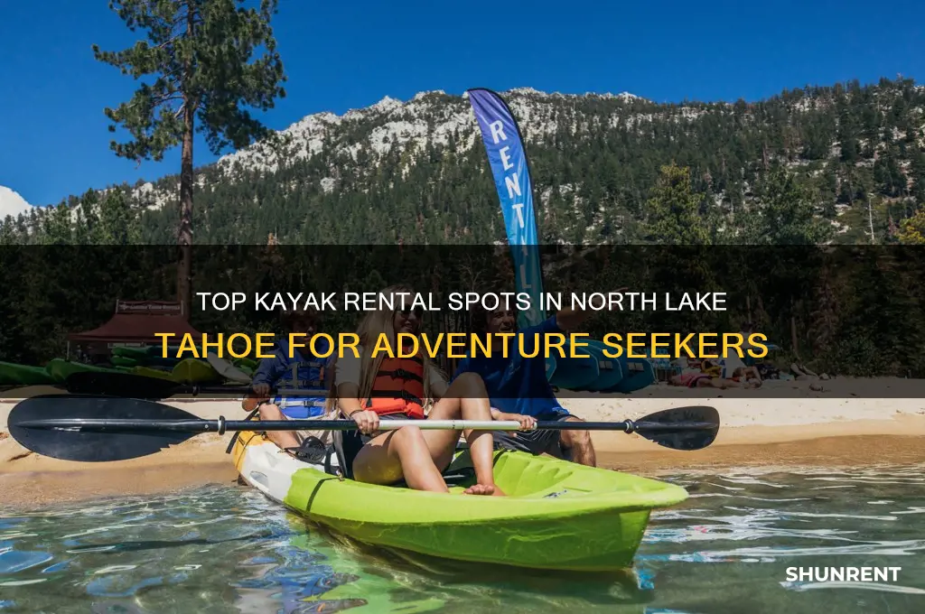 where to rent kayaks in north lake tahoe
