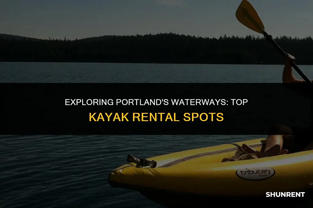 where to rent kayaks in portland oregon