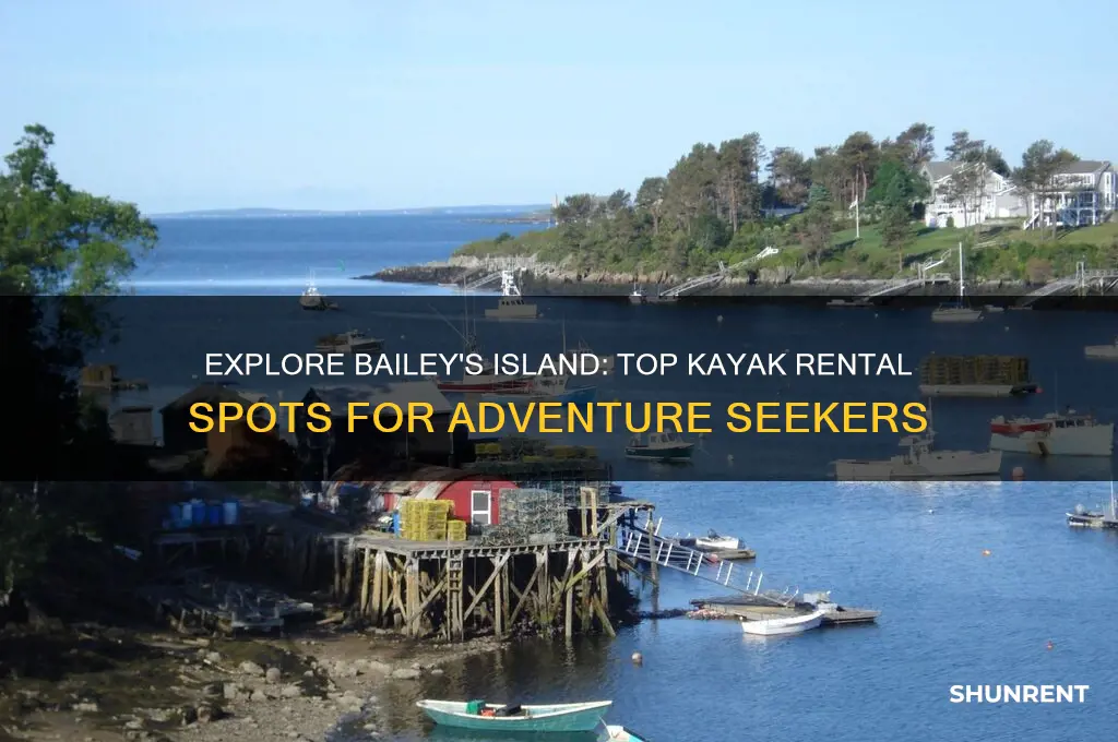 where to rent kayaks on bailey