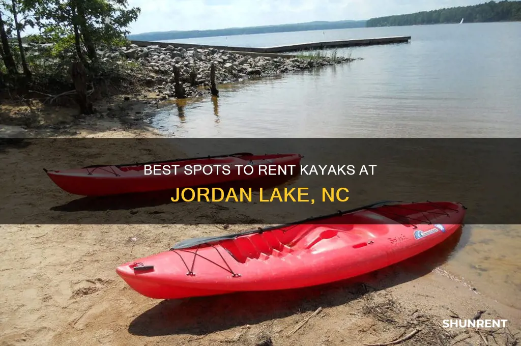 where to rent kayaks on jordan lake nc