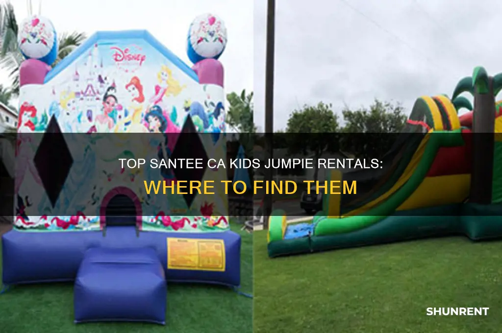 where to rent kids jumpies in santee ca