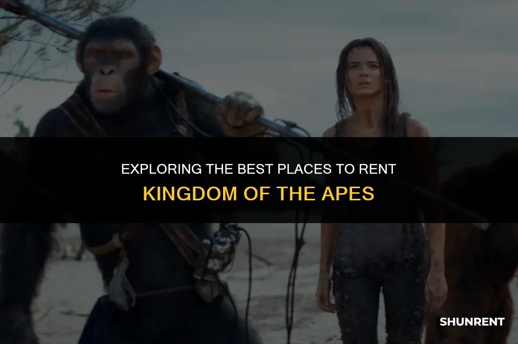 where to rent kingdom of the apes