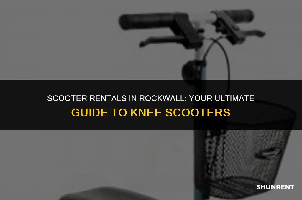where to rent knee scooters in rockwall