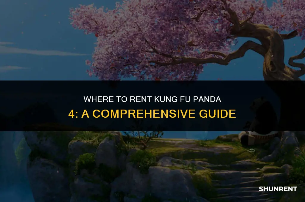 where to rent kung fu panda 4