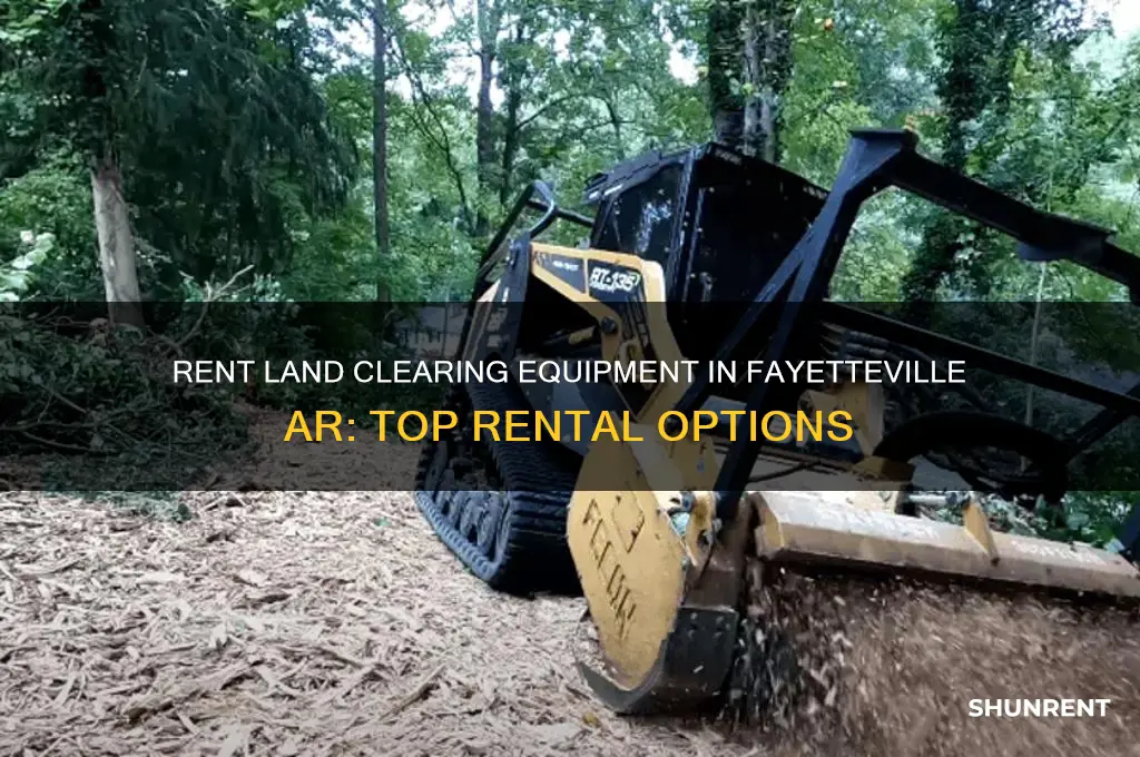where to rent land clearing equipment in fayetteville ar