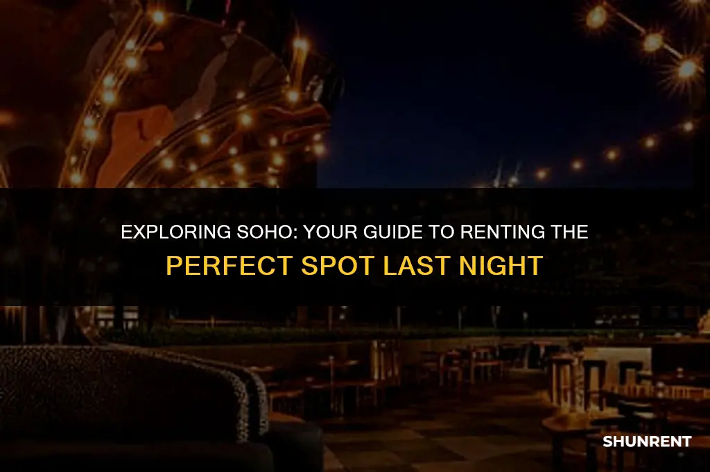 where to rent last night in soho