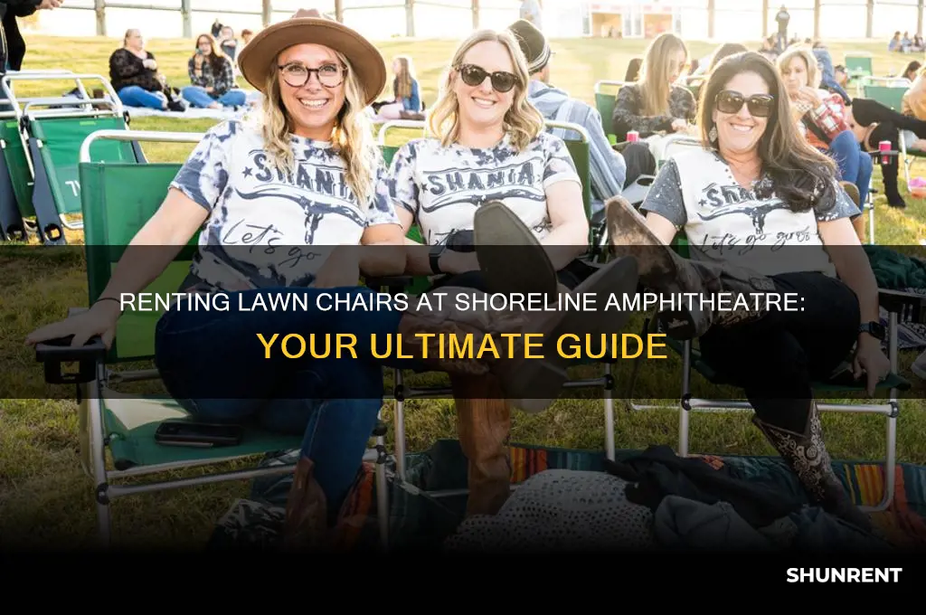 where to rent lawn chairs at shoreline amphitheatre