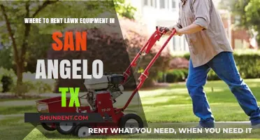 Top Lawn Equipment Rental Spots in San Angelo, TX