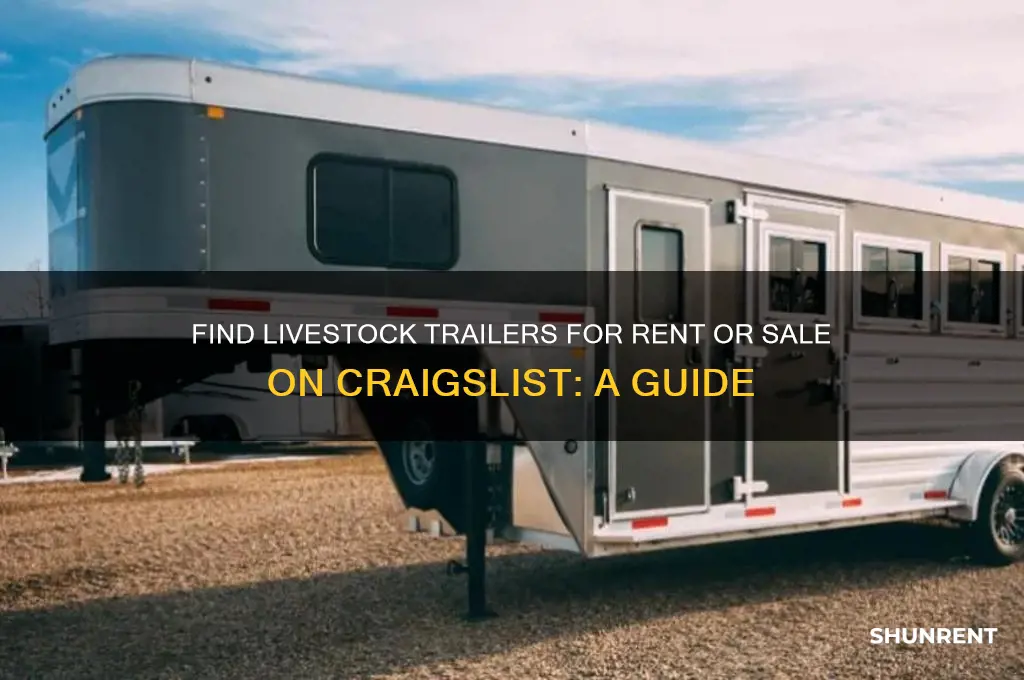 where to rent livestock trailers for sale craigslist