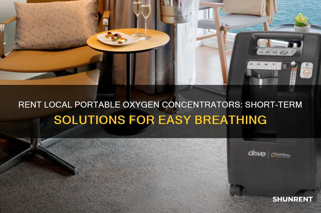 where to rent local portable oxygen concentrator short-term