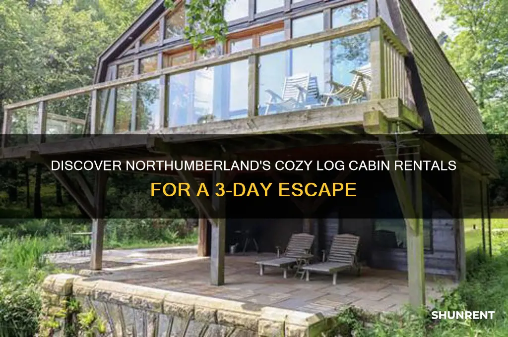 where to rent log cabins in northumberland for 3 days