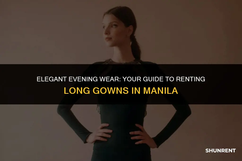 where to rent long gown in manila