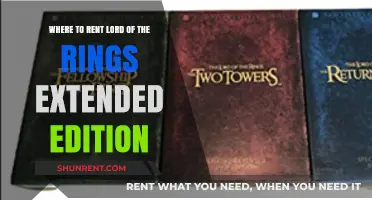 Renting Lord of the Rings: Extended Edition: Where to Find It
