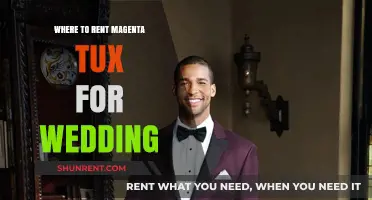Where to Rent a Stunning Magenta Tuxedo for Your Wedding Day