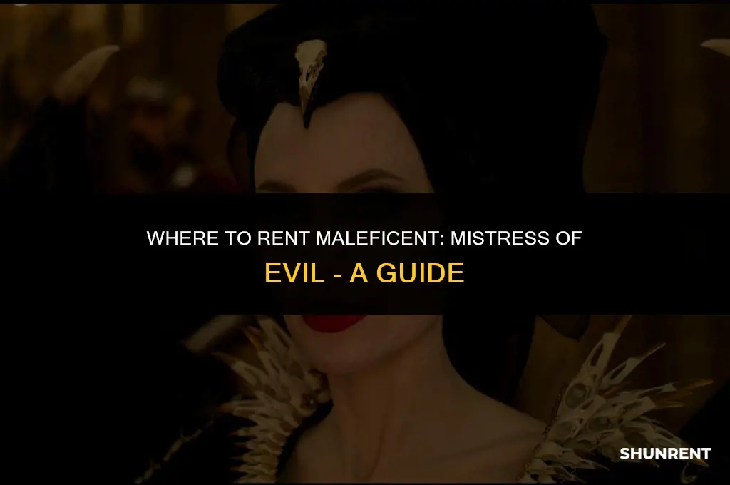 where to rent maleficent mistress of evil