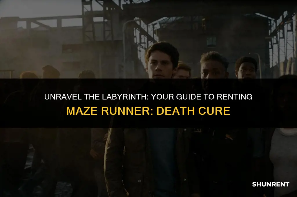 where to rent maze runner death cure