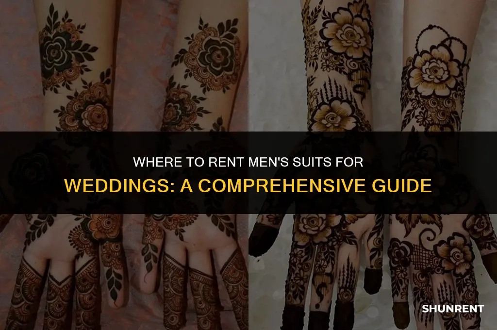 where to rent mens suits for wedding