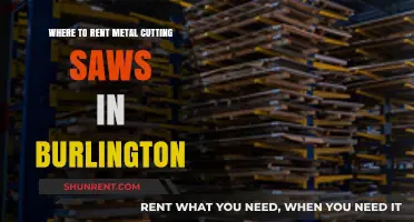 Rent Metal Cutting Saws in Burlington: Top Locations Guide