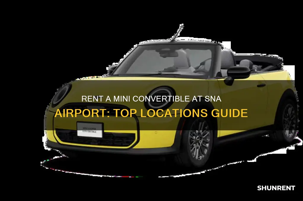 where to rent mini convertible at sna airport