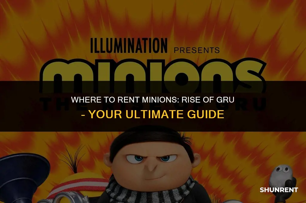 where to rent minions rise of gru