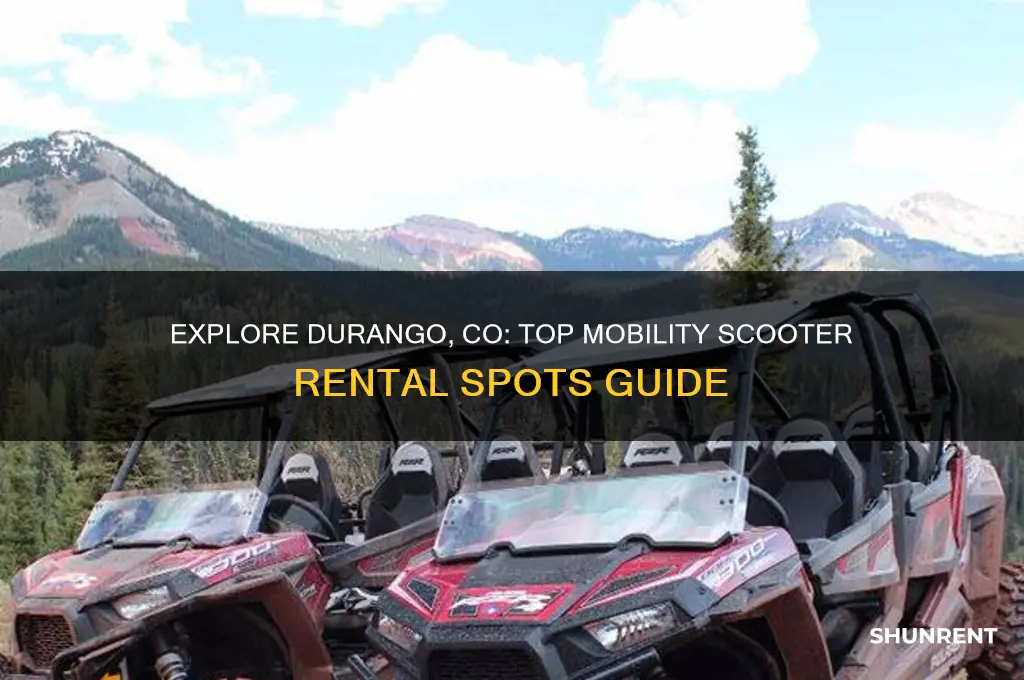 where to rent mobility scooters in durango co