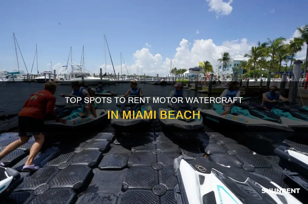 where to rent motor water in miami beach