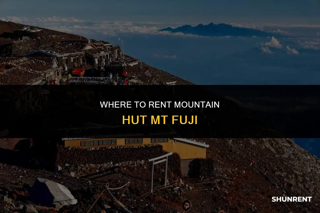 where to rent mountain hut mt fuji