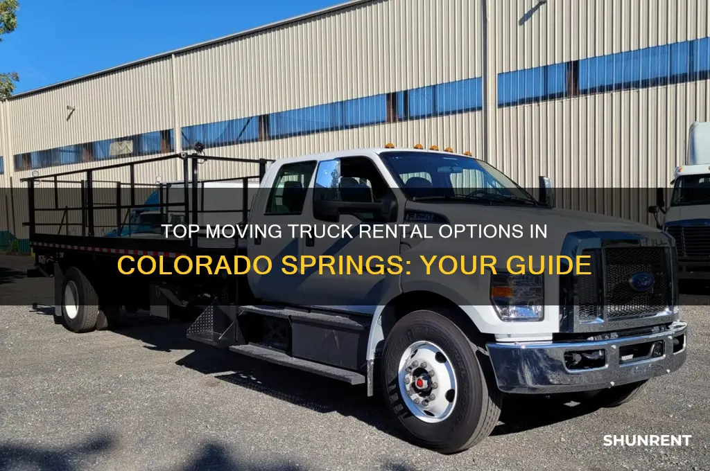where to rent moving trucks in colorado springs
