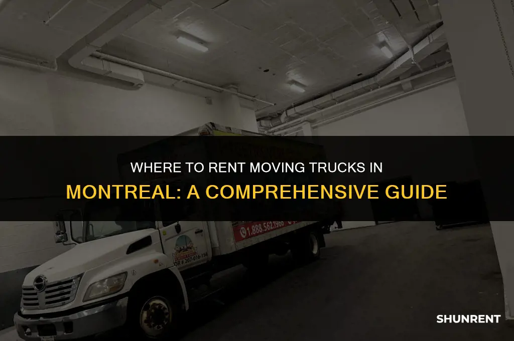 where to rent moving trucks in montreal