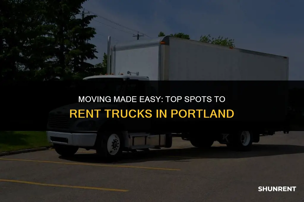 where to rent moving trucks in portland
