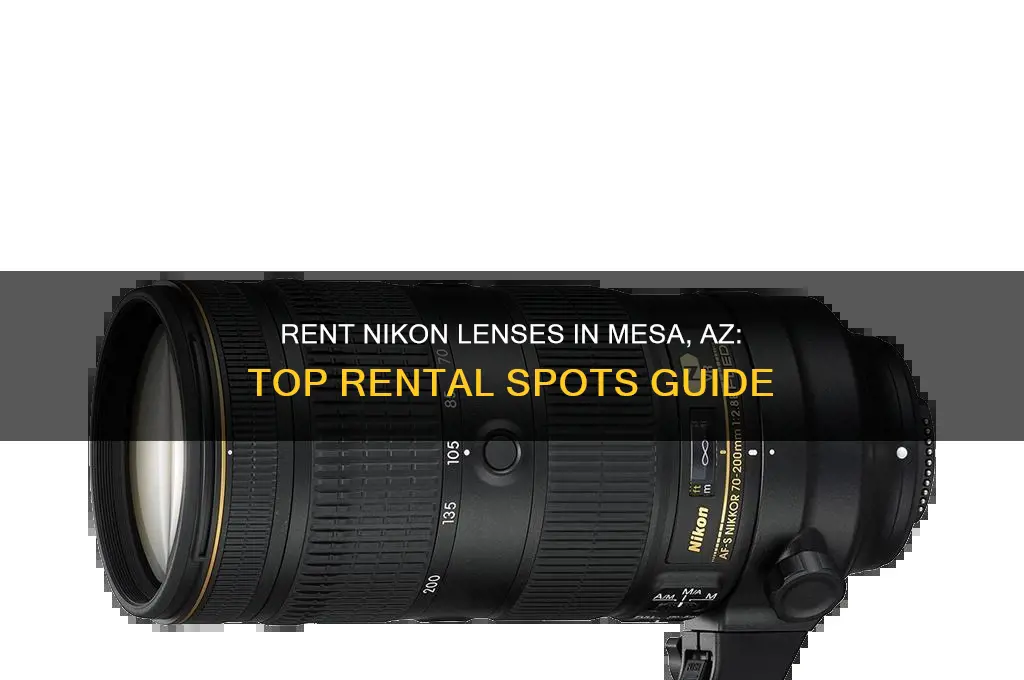 where to rent nikon lenses in mesa az