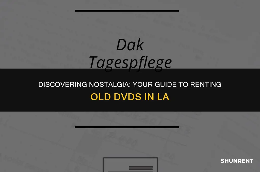 where to rent old dvds in la