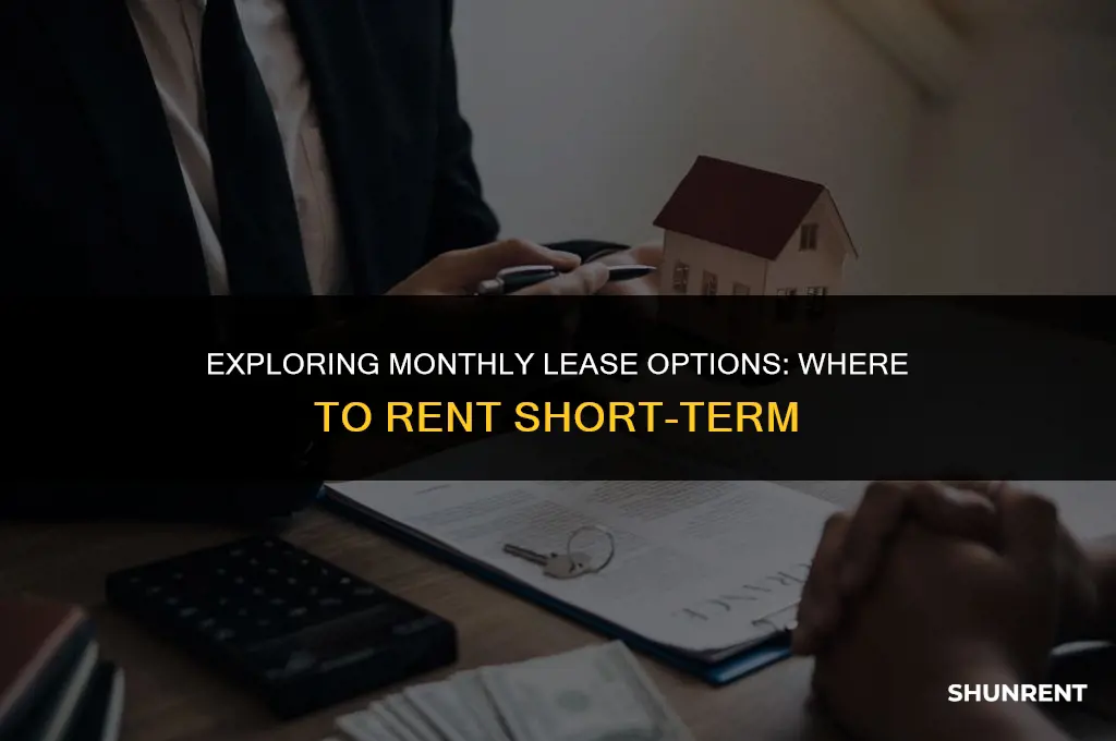 where to rent on a monthly lease